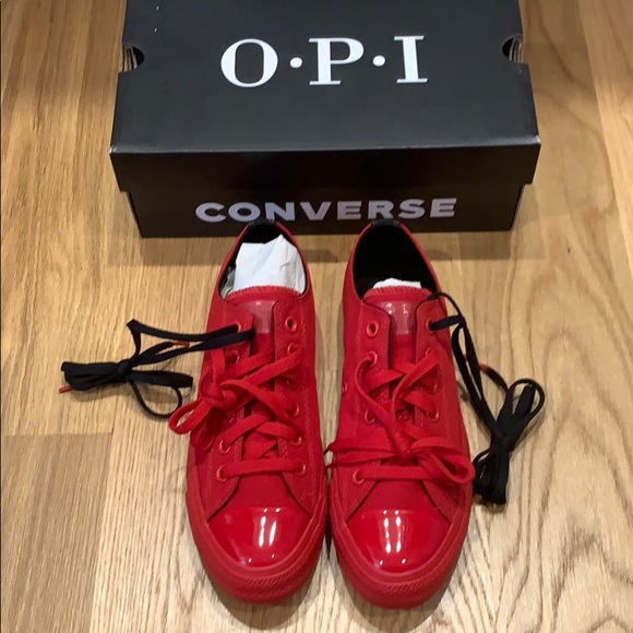opi red converse